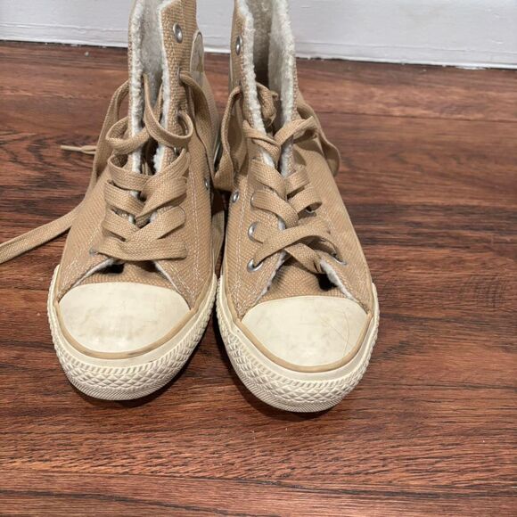 Converse Women's Tan and Brown Trainers - Picture 2 of 6